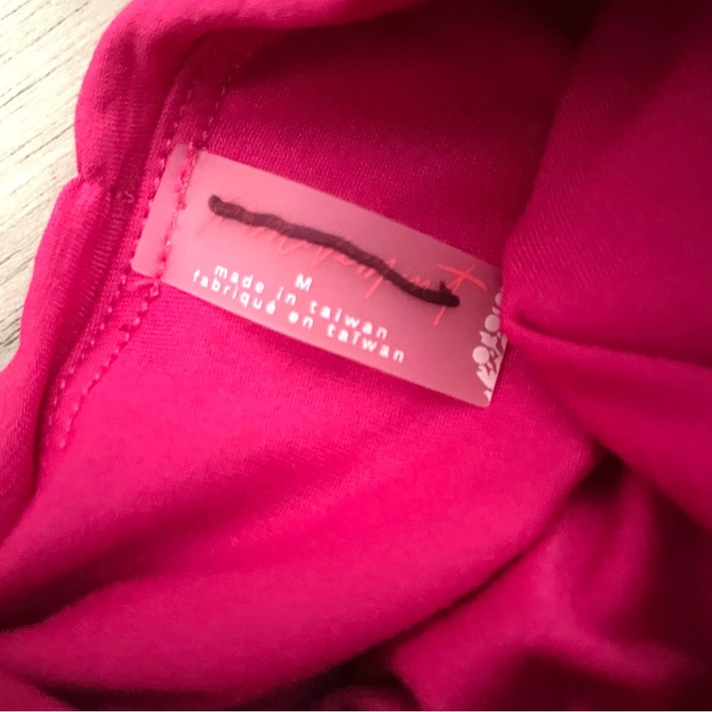 NWOT FP MOVEMENT PIROUETTE SHORTSIE ROMPER PNK ROSE Med - Picture 10 of 13